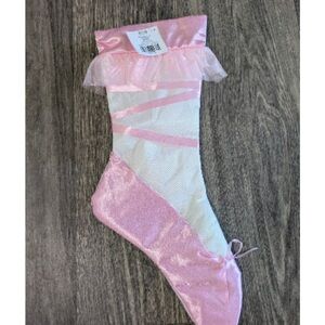 Ballet slipper Christmas stocking new with tags